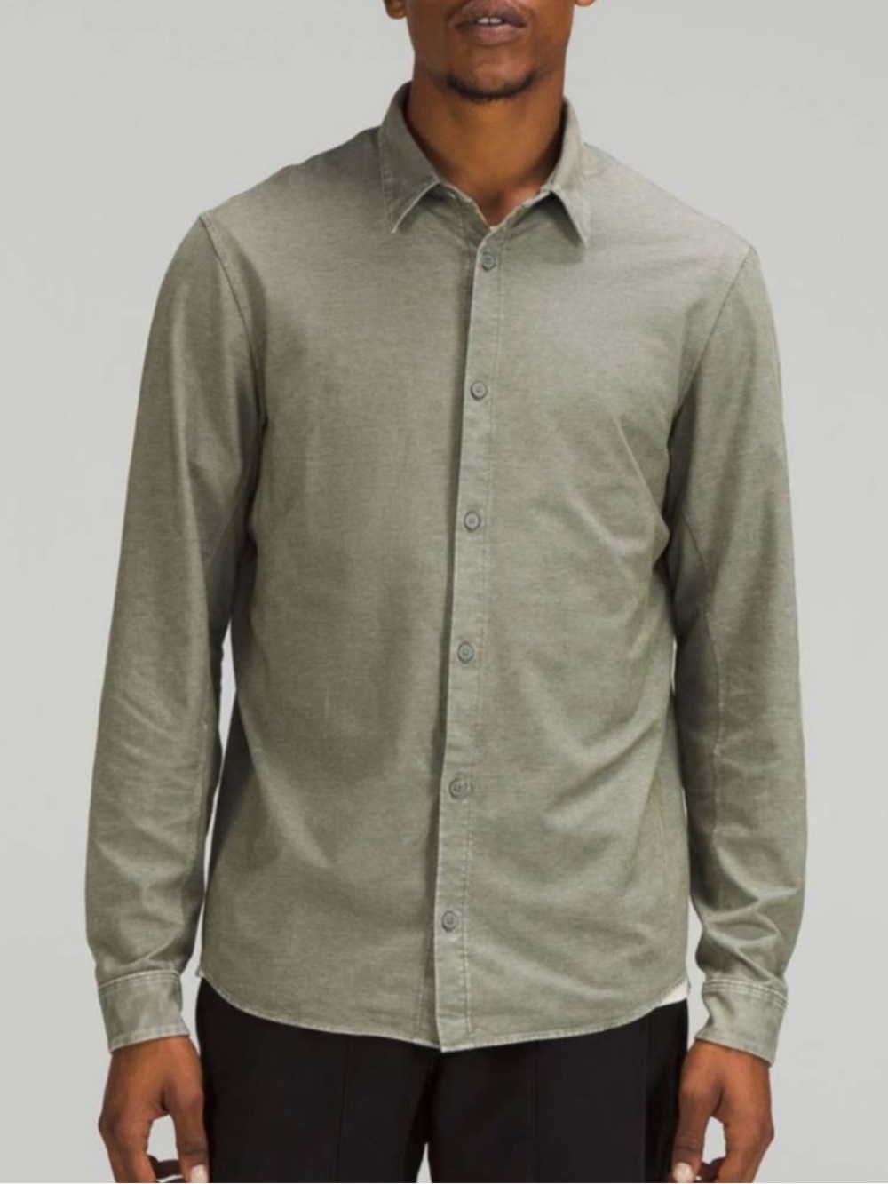 Lululemon Men’s Commission Long Sleeve in Olive Green